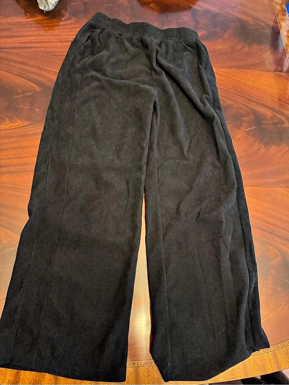 Halara Wide Leg Pants Black Large Like New